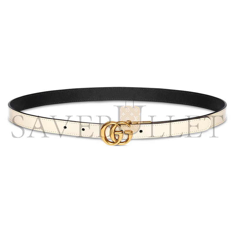 GUCCI GG MARMONT REVERSIBLE THIN BELT 2CM 659418